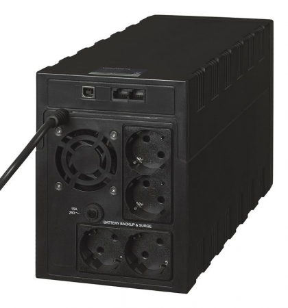 Источник бесперебойного питания Back Basic 1500 Euro 900Вт 1500В.А черн. IPPON 1108022
