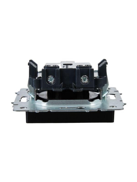 Розетка BRITE РС10-1-0-БрЧ 10А без заземл. без защ. шторок механизм черн. IEK BR-R10-10-K02 Розетка BRITE РС10-1-0-БрЧ 10А без заземл. без защ. шторок механизм черн. IEK BR-R10-10-K02