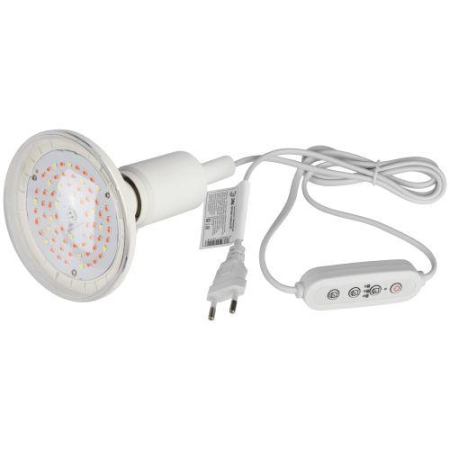 Светильник для растений FITO-Time Holder под лампу Е27 с проводом 1.5м и таймером для фитоламп Эра Б0059882 Светильник для растений FITO-Time Holder под лампу Е27 с проводом 1.5м и таймером для фитоламп Эра Б0059882