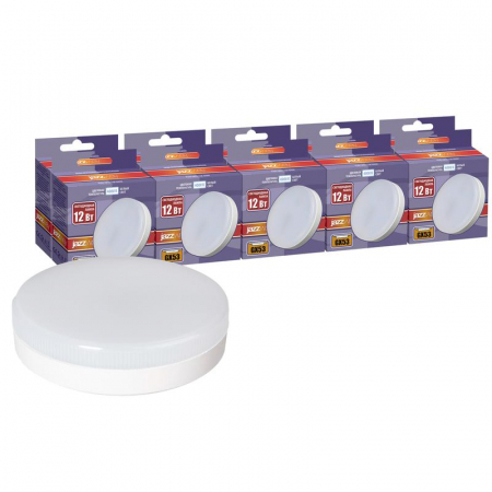 Лампа светодиодная PLED-GX53 12Вт 4000К нейтр. бел. GX53 1000лм 230В 50Гц (эквивалент ЛОН 100Вт) (уп.10шт) JazzWay 5032910 Лампа светодиодная PLED-GX53 12Вт 4000К нейтр. бел. GX53 1000лм 230В 50Гц (эквивалент ЛОН 100Вт) (уп.10шт) JazzWay 5032910