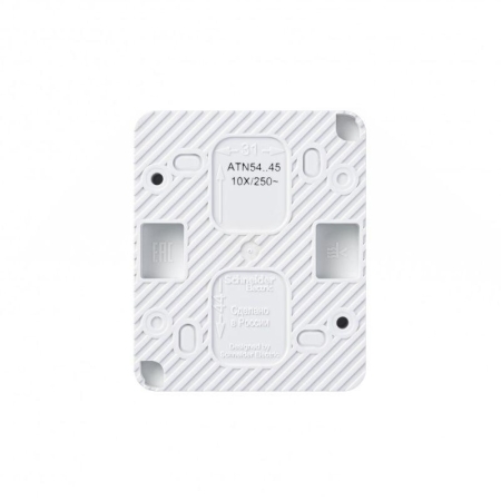 Розетка 1-м ОП AtlasDesign PROFI 16А IP54 250В заземл. защ. шторки бел. SE ATN540145