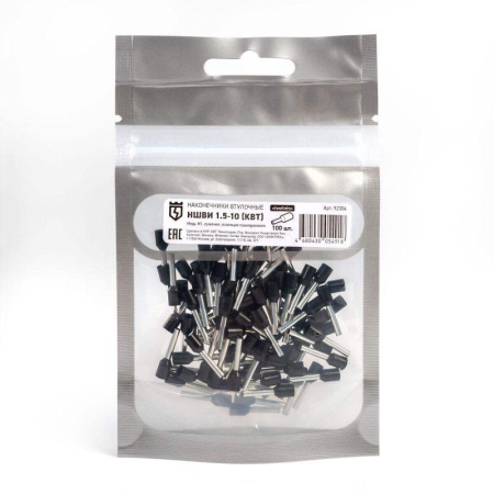 Наконечник штыревой втулочный изолированный НШВИ 1.5-10 КВТ 92304