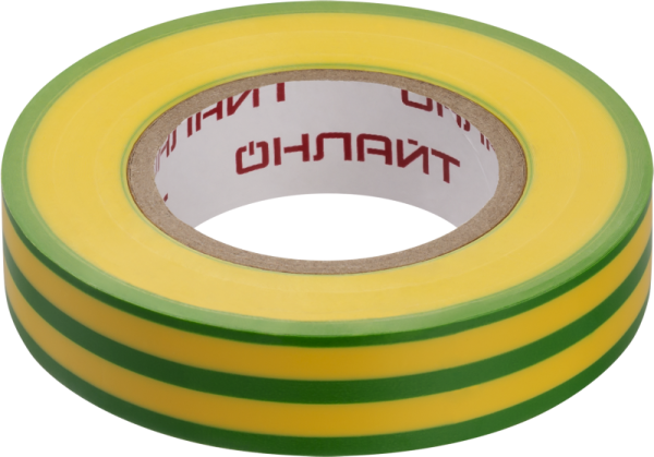 Изолента ПВХ 90 600 OIT-B15-20-YG желт./зел. ОНЛАЙТ 90600 Изолента ПВХ 90 600 OIT-B15-20-YG желт./зел. ОНЛАЙТ 90600