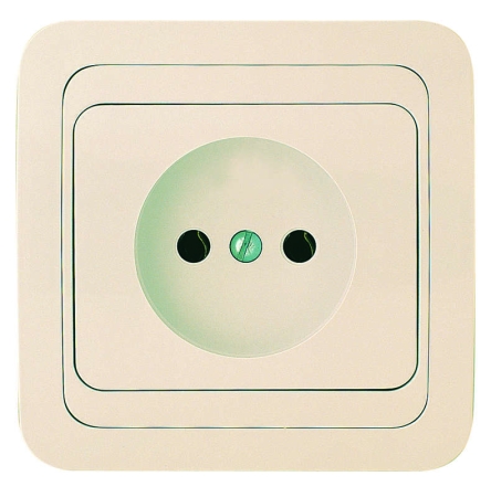 Розетка 1-м СП Mimoza 16А IP20 без заземл. керамика крем./крем. Makel 25002 Розетка 1-м СП Mimoza 16А IP20 без заземл. керамика крем./крем. Makel 25002