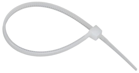 Хомут 2.5х100мм P6.6 стандартный бел. (уп.100шт) IEK UHH30-D025-100-100-K01