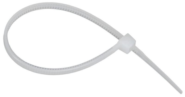 Хомут 2.5х100мм P6.6 стандартный бел. (уп.100шт) IEK UHH30-D025-100-100-K01