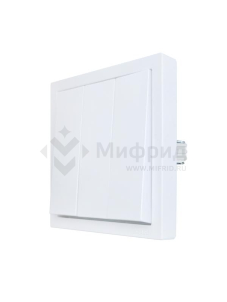 Выключатель 3-кл. СП ZIMA IP20 10А безвинт. зажим бел. LEZARD 704-0288-109QC