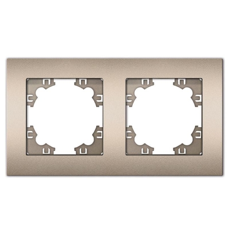 Рамка 2-м Афина универс. шампань Universal A0044-Br Рамка 2-м Афина универс. шампань Universal A0044-Br