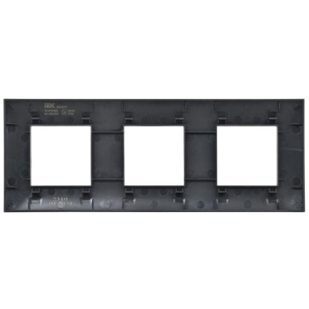 Рамка 3-м SKANDY SK-F03Bl черн. IEK SK-M32-K02