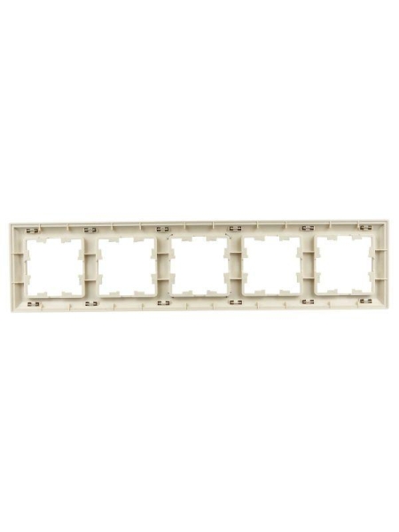 Рамка 5-м BRITE РУ-5-Бр беж./шампань IEK BR-M52-12-3-K10 Рамка 5-м BRITE РУ-5-Бр беж./шампань IEK BR-M52-12-3-K10