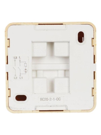 Выключатель 2-кл. ОП Октава 10А IP20 ВС20-2-1-ОС с индикацией сосна GENERICA EVO21-K03-10-DC