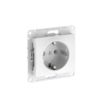 Розетка Glossa 16А с заземл. быстрозажим. клем. механизм бел. SE GSL000143S Розетка Glossa 16А с заземл. быстрозажим. клем. механизм бел. SE GSL000143S