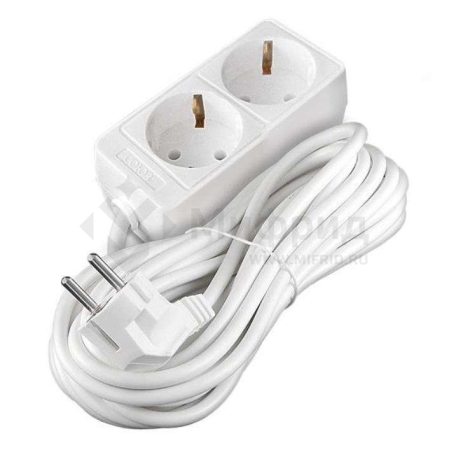 Удлинитель 2х3м с заземл. 10А IP20 2.2кВт ПВС Союз 481S-9203