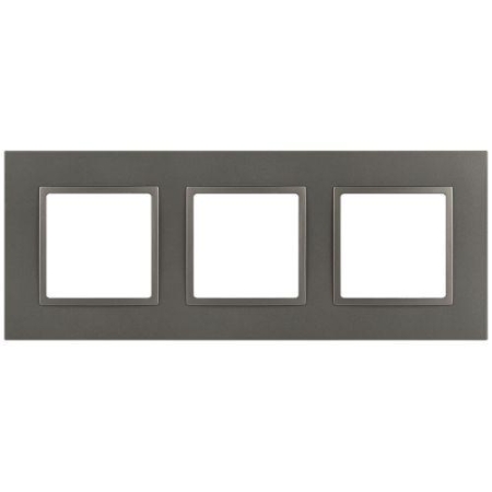 Рамка 3-м Elegance 14-5013-16 Classic для розеток и выключателей титан Эра Б0065827