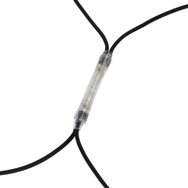 Гирлянда светодиодная "Сеть" 2х4м 560LED бел. 50Вт 220-240В IP67 провод каучук черн. Neon-Night 217-135
