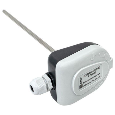 Датчик температуры канальный 200мм EKF RTD20-CH200-PT1000 Датчик температуры канальный 200мм EKF RTD20-CH200-PT1000