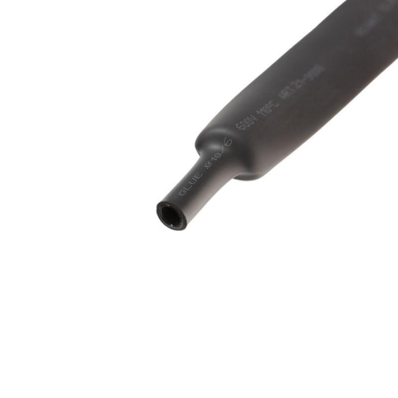 Трубка термоусадочная двустенная клеевая 18/6 (3:1) 1м черн. Rexant 21-9008