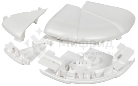 Угол для кабель-канала внешн. изменяемый 60-120град. для DLP 80х50 бел. ИЭК Leg 010622