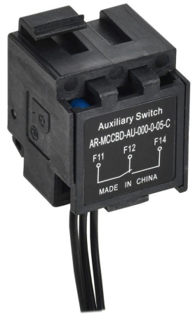 Контакт дополнительный левый MCCB типоразмер G; H; I 1НО 1НЗ ARMAT IEK AR-MCCBD-AU-000-0-05-C Контакт дополнительный левый MCCB типоразмер G; H; I 1НО 1НЗ ARMAT IEK AR-MCCBD-AU-000-0-05-C