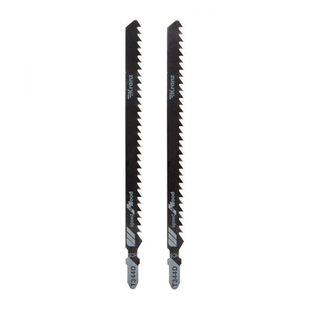 Пилка для электролобзика по дереву T344D 152мм 6 зубьев на дюйм 8-100мм (уп.2шт) Kranz KR-92-0309