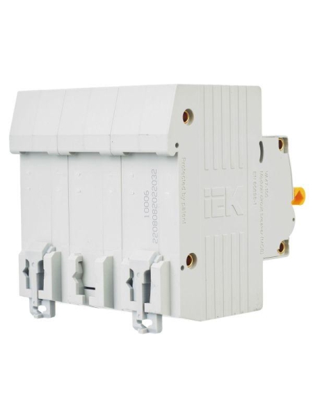 Выключатель автоматический модульный 3п C 32А 10кА ВА47-100 KARAT IEK MVA40-3-032-C Выключатель автоматический модульный 3п C 32А 10кА ВА47-100 KARAT IEK MVA40-3-032-C