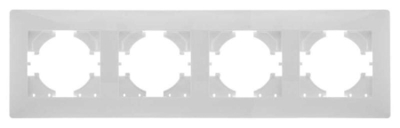 Рамка 4-м Bravo бел. GUSI С1040-001 Рамка 4-м Bravo бел. GUSI С1040-001