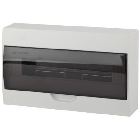 Бокс навесной ЩРН-П-18 18мод. IP41 пластик SIMPLE NO-box_simple-plastic_18_surface BOXS18 Эра Б0041527