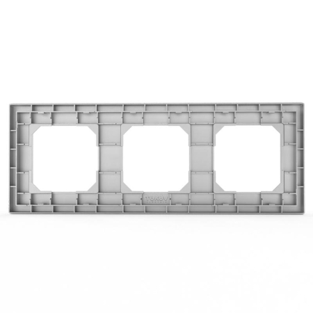 Рамка 3-м Pixel универс. алюм. TOKOV ELECTRIC TKE-PX-RM3-C03 Рамка 3-м Pixel универс. алюм. TOKOV ELECTRIC TKE-PX-RM3-C03