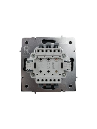 Выключатель 1-кл. СП ZIMA IP20 10А безвинт. зажим черн. бархат LEZARD 704-4288-100QC