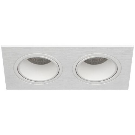 Светильник встраиваемый декоративный KL90-2 WH MR16/GU5.3 бел. пластик. Эра Б0054371