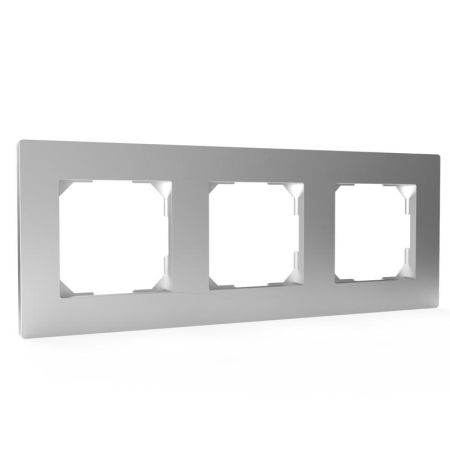 Рамка 3-м Pixel универс. алюм. TOKOV ELECTRIC TKE-PX-RM3-C03 Рамка 3-м Pixel универс. алюм. TOKOV ELECTRIC TKE-PX-RM3-C03