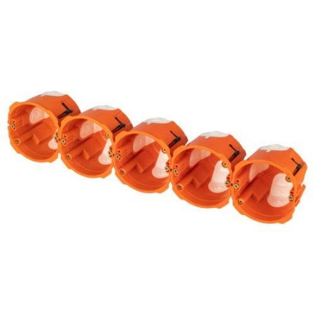 Коробка установочная универсальная 71х65мм для твердых и полых стен саморез. KUU-71-65-unibox оранж. ЭРА Б0061062