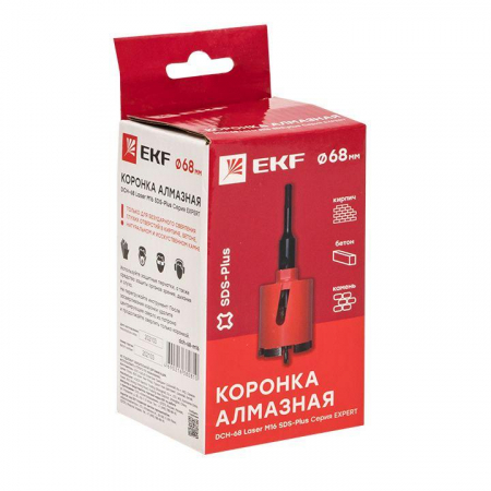 Коронка алмазная DCH-68 Laser M16 SDS-Plus Expert EKF dch-68-m16 Коронка алмазная DCH-68 Laser M16 SDS-Plus Expert EKF dch-68-m16
