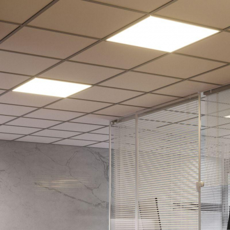 Светильник светодиодный MiR 30Вт 4000К IP40 3500лм 588х588х50мм ДВО офисный грильято рассеив. призма GAUSS G1-R3-00010-31G03-2003540