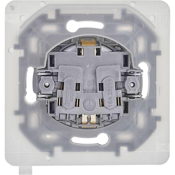 Розетка 1-м СП Inspiria 16А IP44 250В 2P+E защ. шторки с крышкой немецк. стандарт механизм алюм. IEK 673742 Розетка 1-м СП Inspiria 16А IP44 250В 2P+E защ. шторки с крышкой немецк. стандарт механизм алюм. IEK 673742