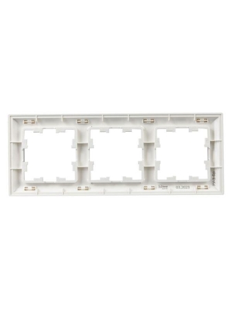 Рамка 3-м BRITE РУ-3-Бр алюм./алюм. IEK BR-M32-12-K47