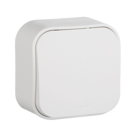 Переключатель проходной 1-кл. ОП Quteo 10А IP20 10AX бел. IEK 782204