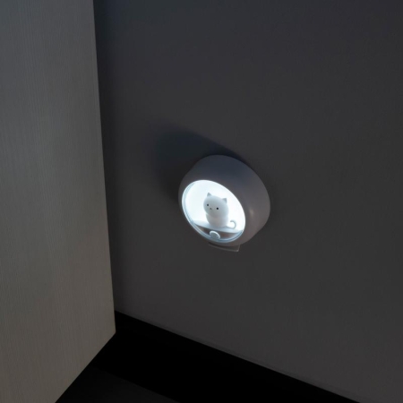 Светильник светодиодный TS8-CAT-SENS 1Вт 6500К IP22 ночник аккумулятор 400мА.ч датчик движения магнитное крепление с клеевым слоем JazzWay 5062016