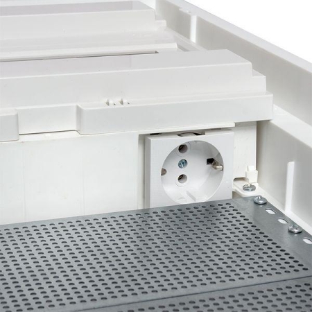 Основание комбинированного щита Nova 1 DIN-рейка + 2 монтаж. платы 3 габарит IP41 PROxima EKF nv-cbase-1+2