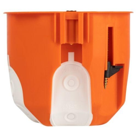 Коробка установочная универсальная 71х65мм для твердых и полых стен саморез. KUU-71-65-unibox оранж. ЭРА Б0061062