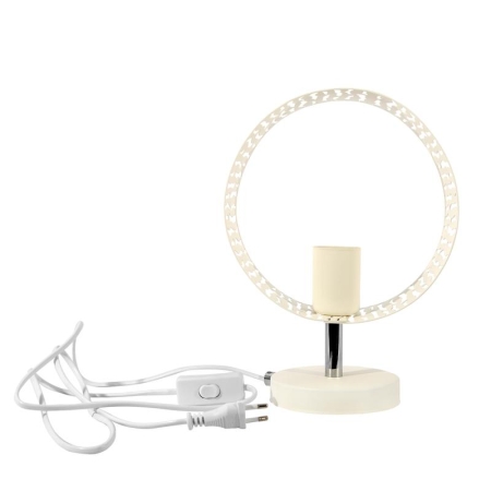 Светильник "Дакар" ННБ 63-60-020 (ИМ) настольный шнур бел. бел. муар Элетех 1005405061