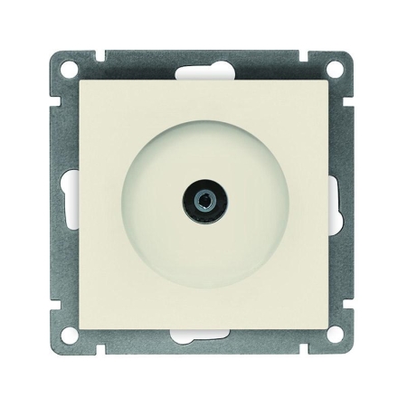 Розетка телевизионная TV 1-м СП Афина механизм сл. кость (ivory) Universal A0027-I Розетка телевизионная TV 1-м СП Афина механизм сл. кость (ivory) Universal A0027-I