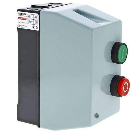 Пускатель магнитный КМЭ 18А 230В с РТЭ и индикатором PROxima в корп. IP65 EKF ctrp-r-18-230v-led Пускатель магнитный КМЭ 18А 230В с РТЭ и индикатором PROxima в корп. IP65 EKF ctrp-r-18-230v-led