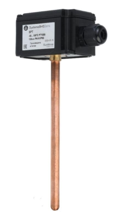 Датчик температуры погружной 0-100град.C 4-20мА 150мм 24В с гильзой SE SPT2C150