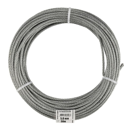 Трос для растяжки 5.0мм DIN 3055 стальной (уп.30м) Tech-Krep/Zitar 127851