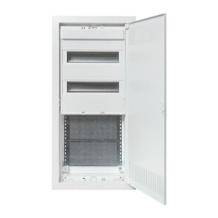Щит комбинированный встраив. Nova 2 DIN-рейки + 2 монтаж. платы 4 габарит IP41 с метал. перфорированной дверью EKF nv-cb-pmd-2+2 Щит комбинированный встраив. Nova 2 DIN-рейки + 2 монтаж. платы 4 габарит IP41 с метал. перфорированной дверью EKF nv-cb-pmd-2+2