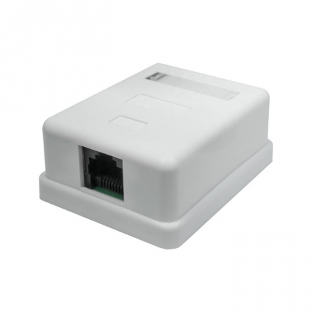 Розетка компьютерная 1-м 8P8C (RJ-45) UTP кат.5E SUPRLAN 10-0307 Розетка компьютерная 1-м 8P8C (RJ-45) UTP кат.5E SUPRLAN 10-0307