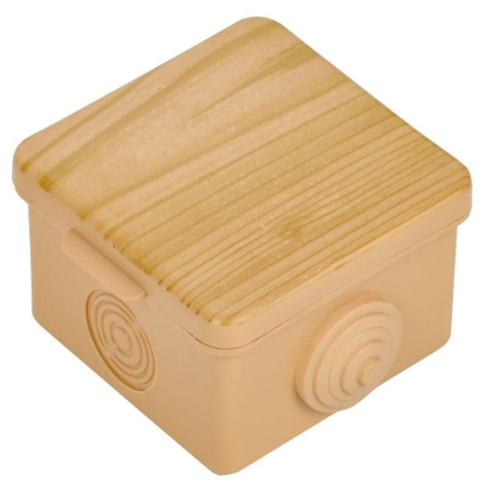 Коробка распаячная ОП КМ 65х65х50 IP54 откид. крышка 4 ввода сосна IEK UKO31-065-065-050-K34-54