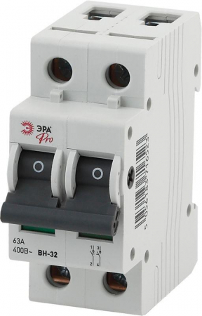 Выключатель нагрузки 2п 63А ВН-32 Pro NO-902-88 ЭРА Б0031716 Выключатель нагрузки 2п 63А ВН-32 Pro NO-902-88 ЭРА Б0031716