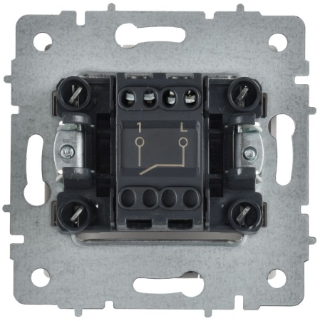 Выключатель 1-кл. СП BRITE ВС10-1-0-БрАБ 10А механизм арктич. бел. IEK BR-V10-0-10-K91
